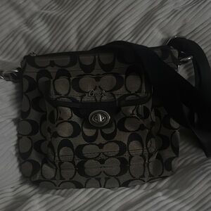 Coach Black and Tan Women's Bag